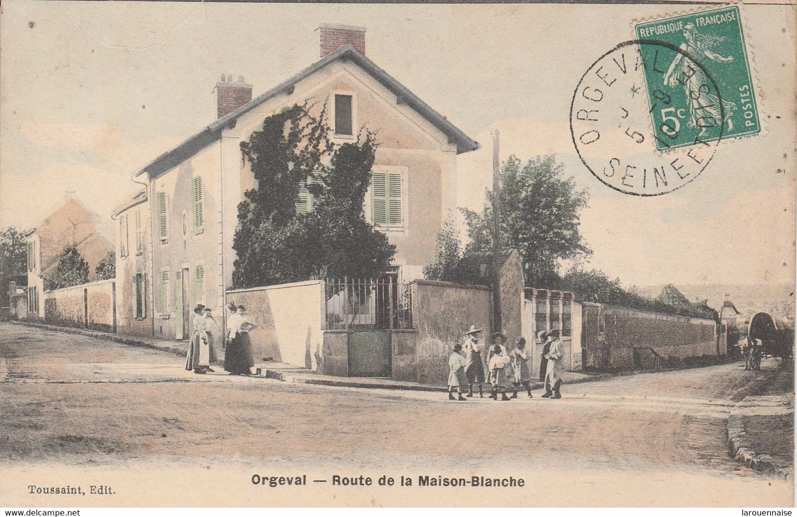 78 - ORGEVAL - Route De La Maison Blanche - Orgeval