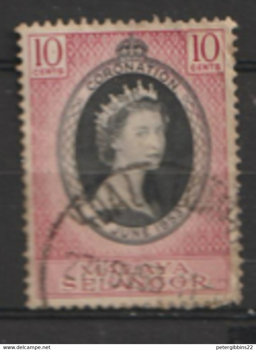 Malaysia  Selangore  1953  SG  115   Coronation Fine Used - Selangor