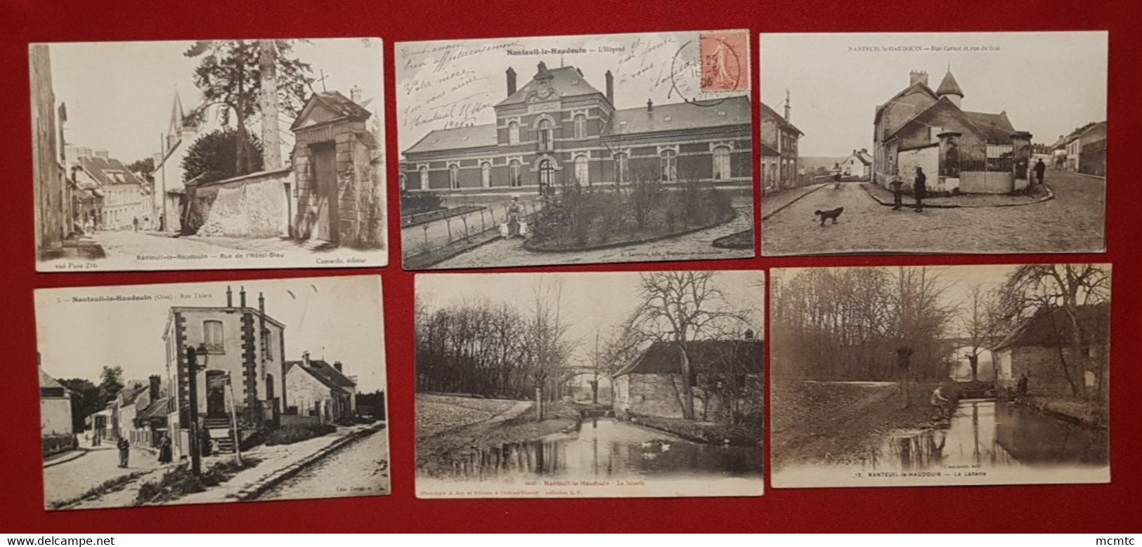 6 Cartes -   Nanteuil-le-Haudouin    -( 60. Oise) - Nanteuil-le-Haudouin