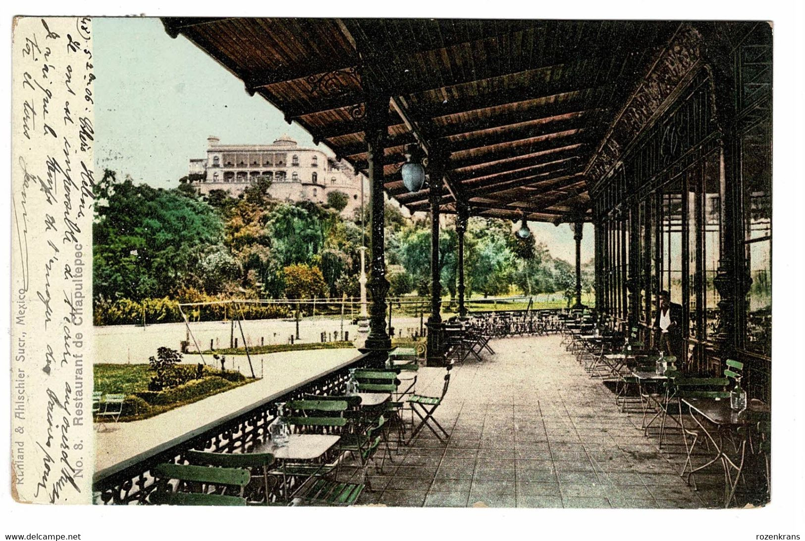 CPA Mexico Mexique Restaurant De Chapultepec Carte Postale Tarjeta Postal Old Postcard - Mexiko