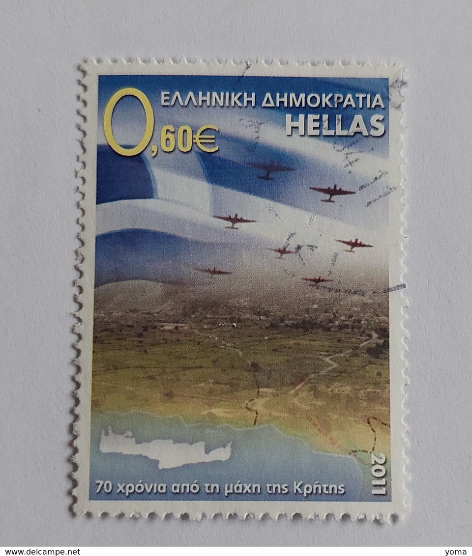 N° 2560       Bataille De La Crète 1941 - Usati