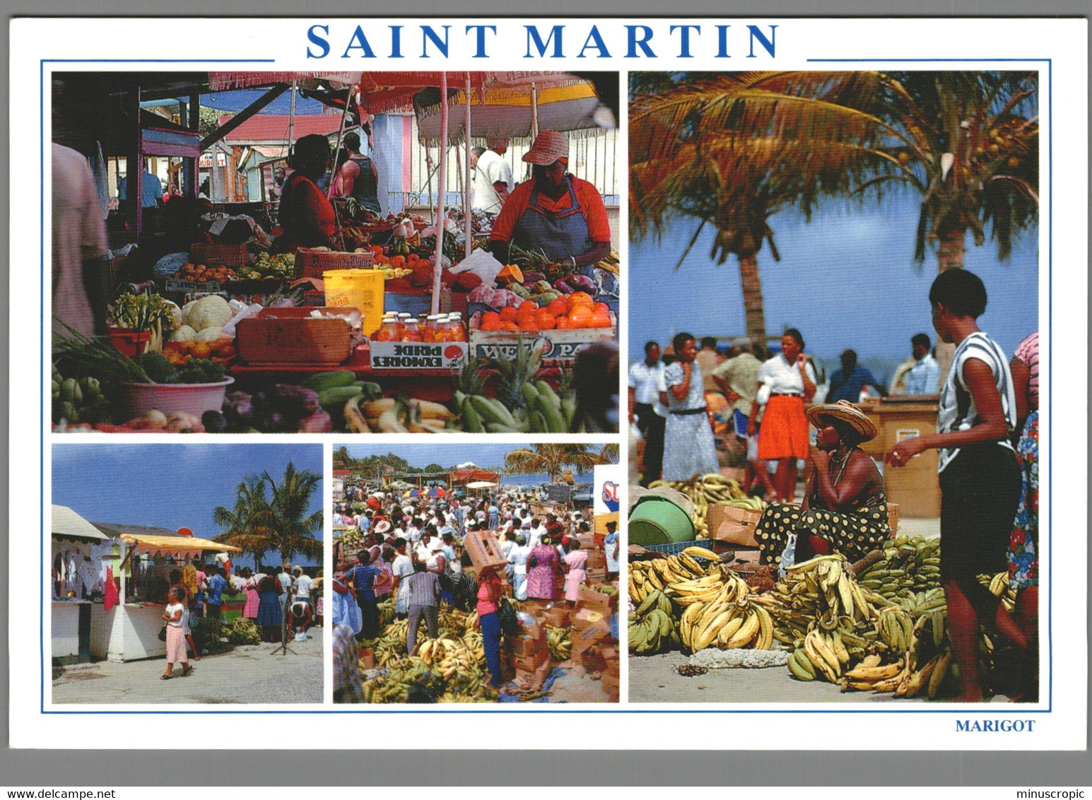 CPM - Saint Martin - Le Marché De Marigot - Saint Martin