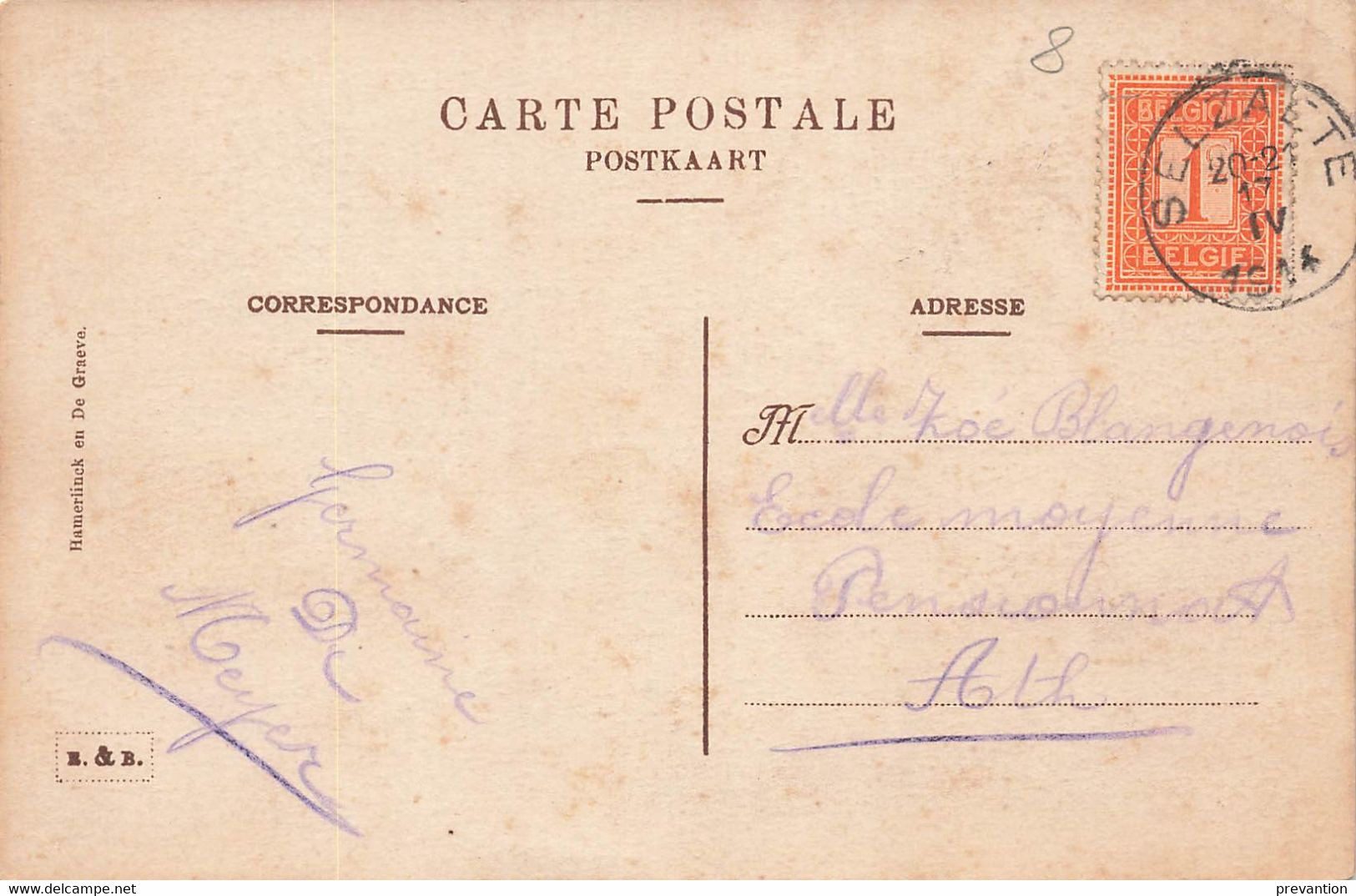 SELZAETE - Haven - Port - Carte Circulé En 1914 Vers Ath - Zelzate