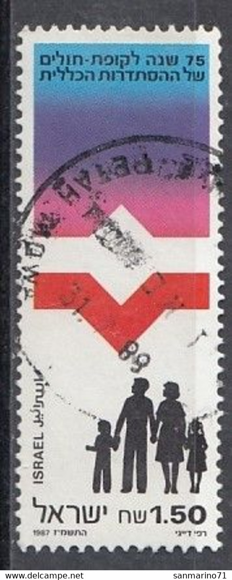 ISRAEL 1068,used,falc Hinged - Usati (senza Tab)