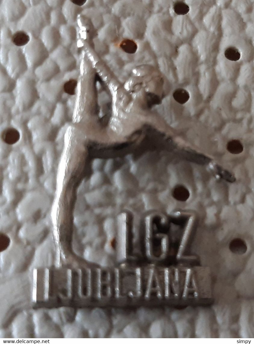 Gymnastic Federation Of Ljubljana LGZ Ljubljanska Gimnasticna Zveza Slovenia Pin - Gymnastiek