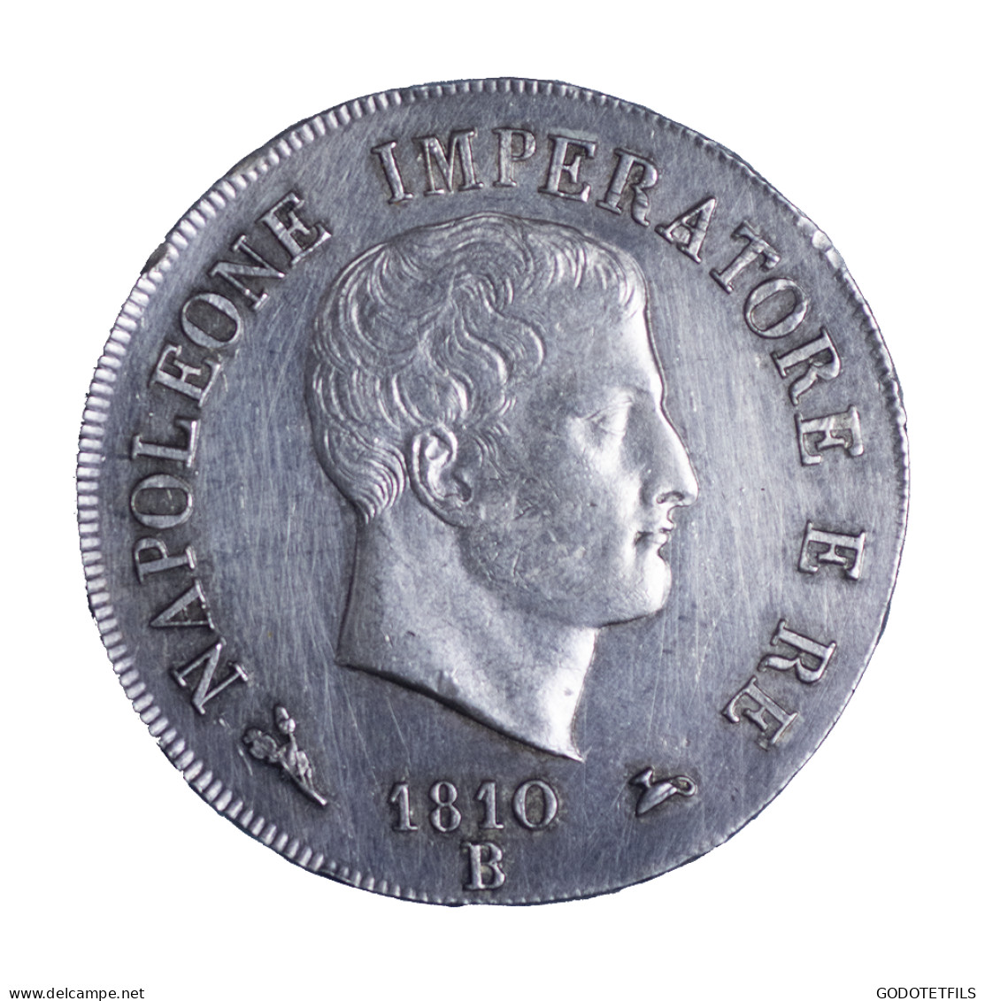 Royaume DItalie- Napoléon Ier 5 Lire 1810 Bologne - Napoléonniennes