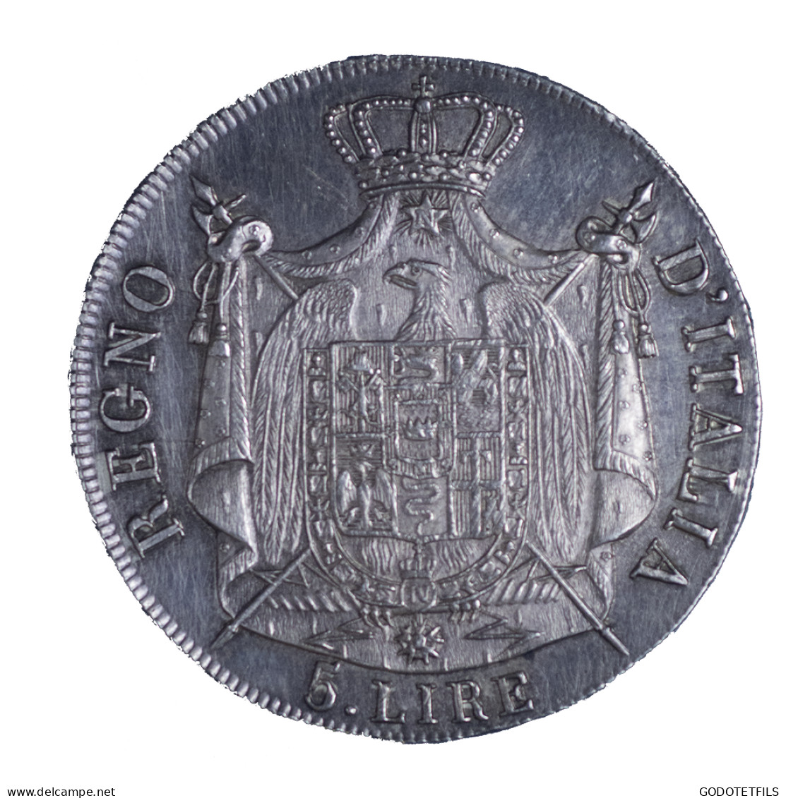 Royaume DItalie- Napoléon Ier 5 Lire 1810 Bologne - Napoléonniennes