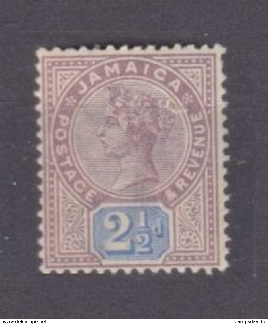 1891 Jamaica 27 MLH Queen Victoria - Unused Stamps