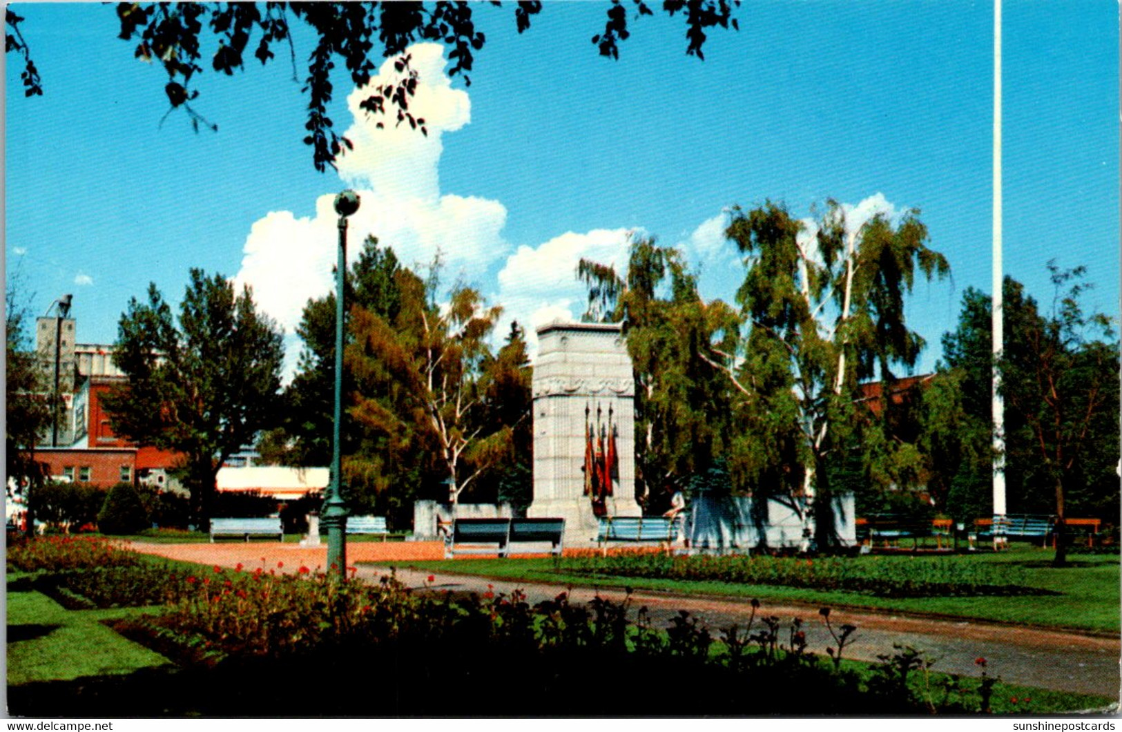 Canada Calgary Central Park Cenotaph Honoring Canada's War Dead - Calgary