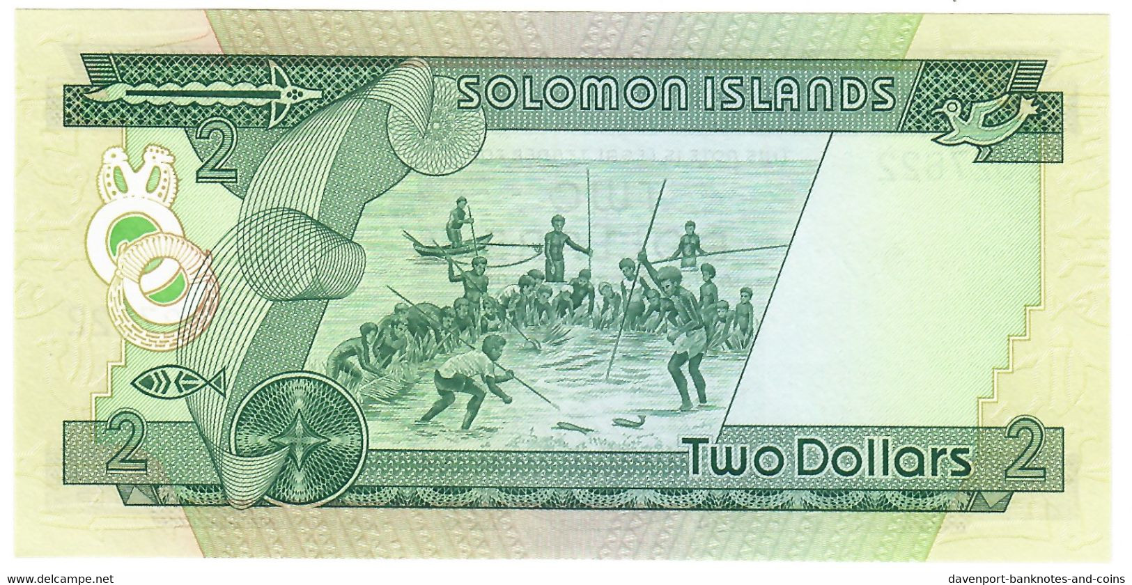 Solomon Islands 2 Dollars 1977 UNC - Salomonseilanden