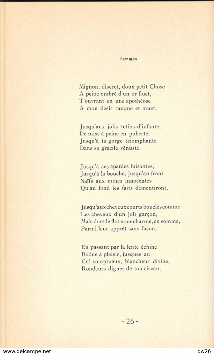 Livre Broché De Poésie Et Dessins érotiques - Verlaine, Oeuvres Libres (en Collaboration Avec Rimbaud) - Französische Autoren