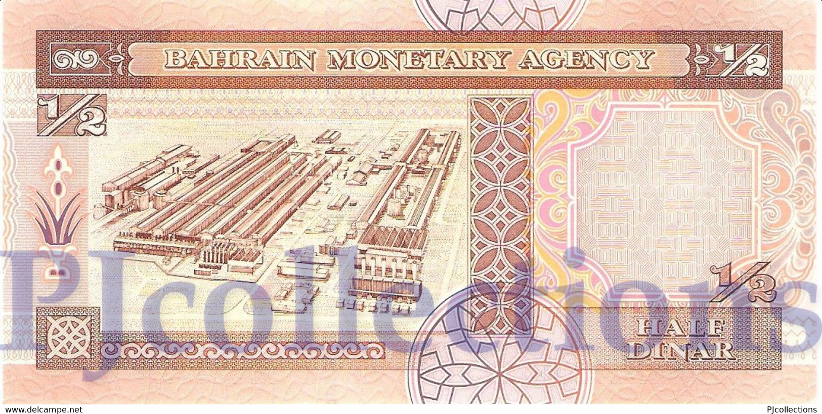 BAHRAIN 1/2 DINAR 1998 PICK 18b UNC - Bahreïn