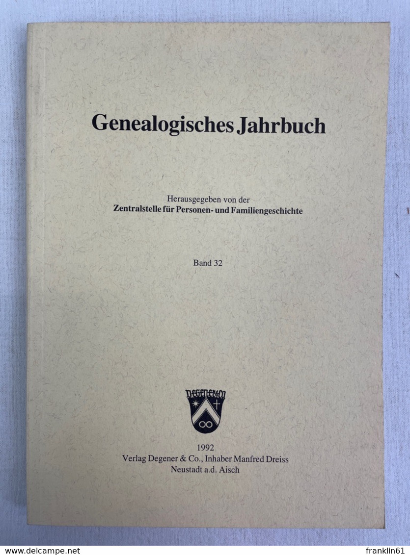 Genealogisches Jahrbuch. Band 32. - 4. Neuzeit (1789-1914)