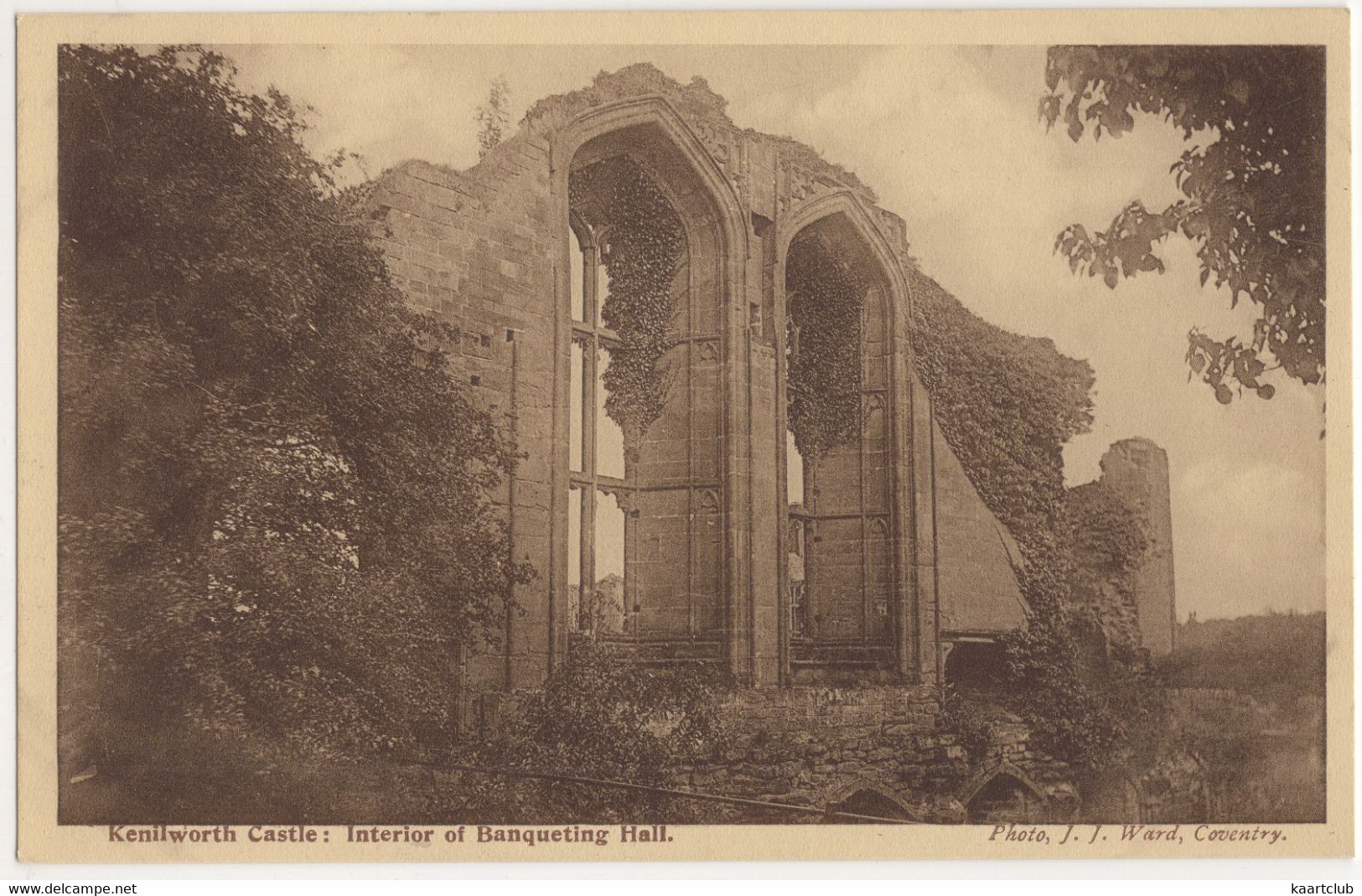 Kenilworth Castle : Interior Of Banqueting Hall. - (England, U.K.) - Warwick