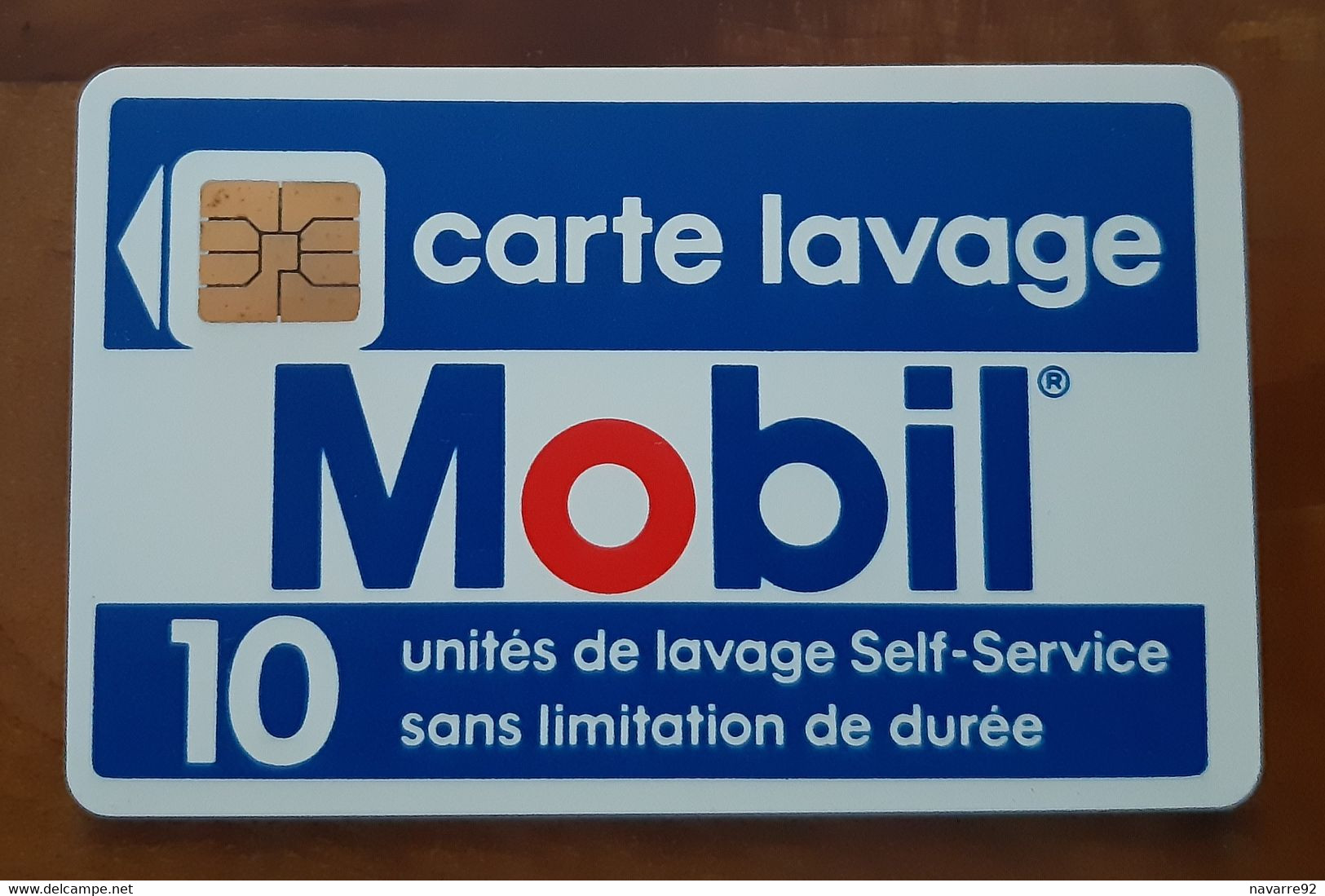 TRES ANCIENNE CARTE A PUCE LAVAGE MOBIL VERSO NEUBAUER SAINT DENIS B.E !!! - Colada De Coche