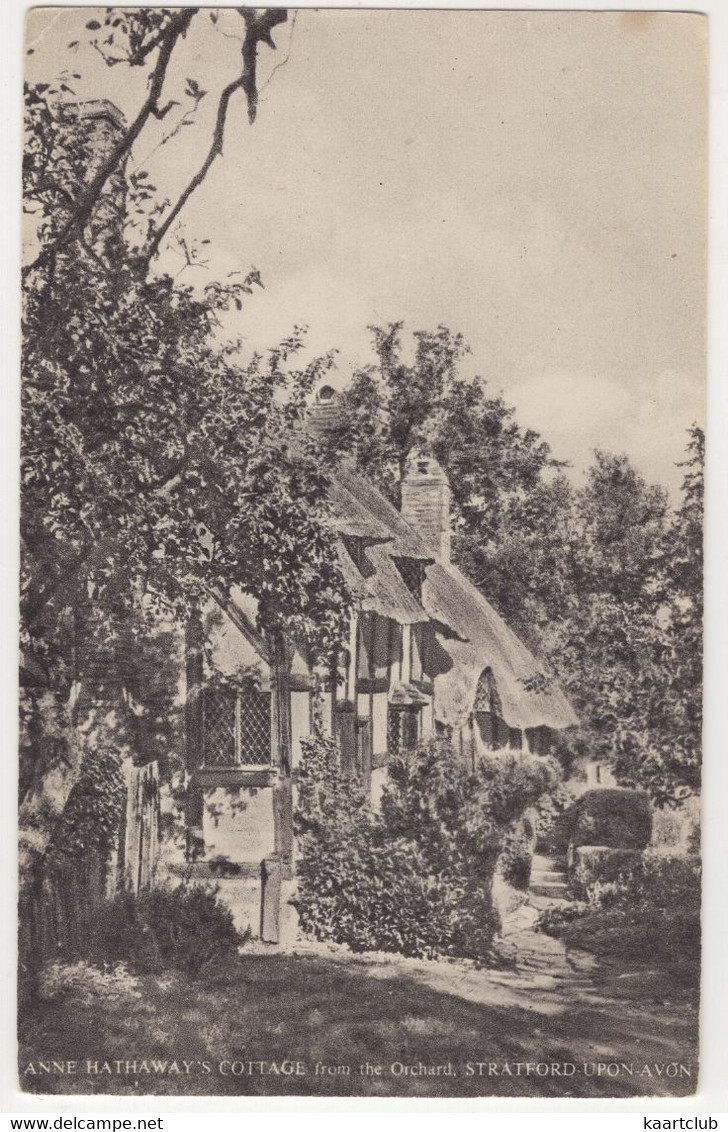 Anne Hathaway's Cottage From The Orchard. Stratford Upon Avon - (England, U.K.) - Stratford Upon Avon