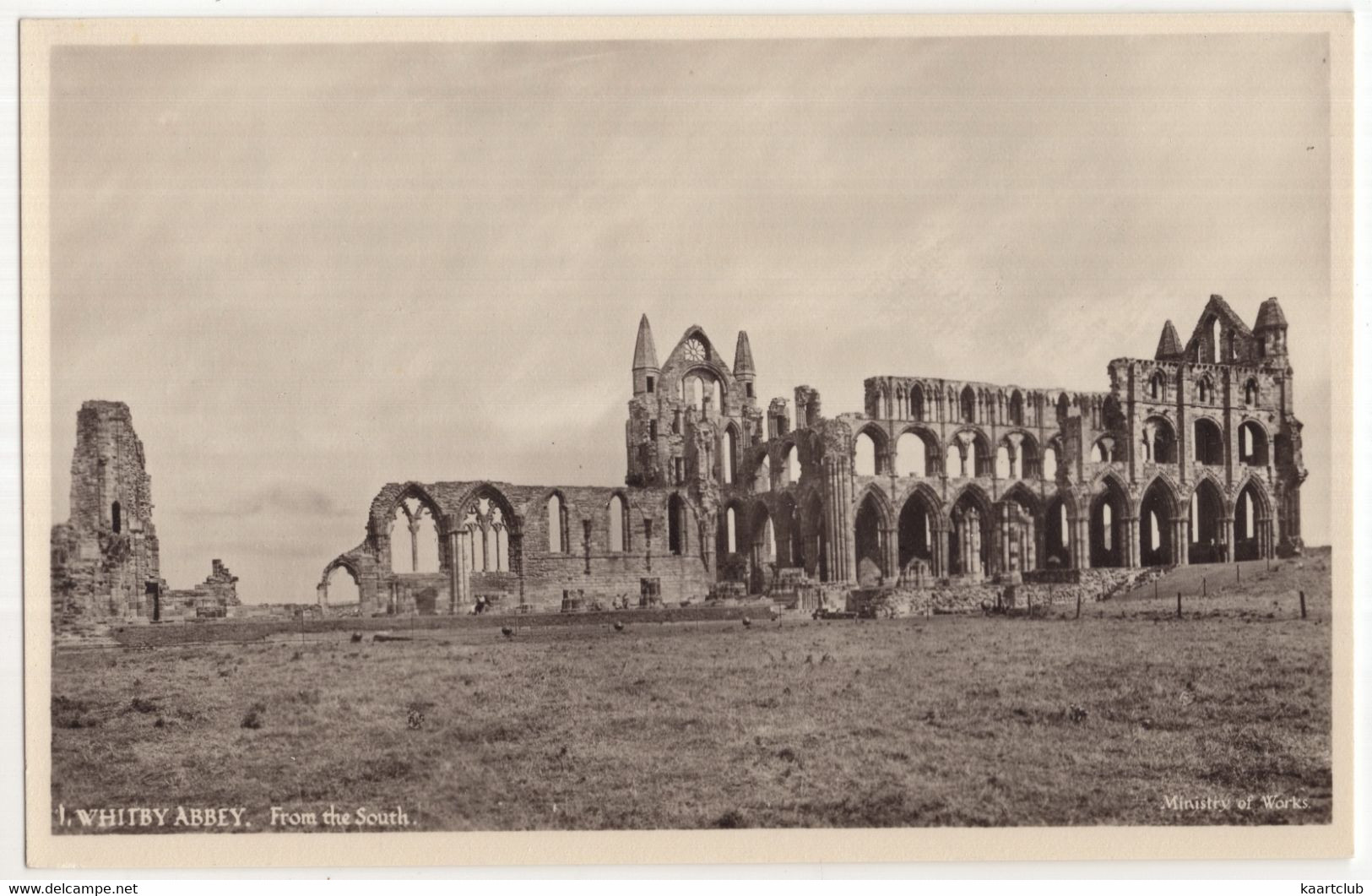 Whitby Abbey. From The South. - (England, U.K.) - Scarborough