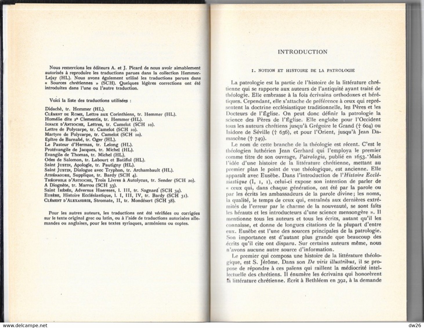 Religion, 2 Livres De Théologie: Initiation Aux Pères De L'Eglise Par J. Quasten (Tome I Et II) Editions Du Cerf 1955 - Religion