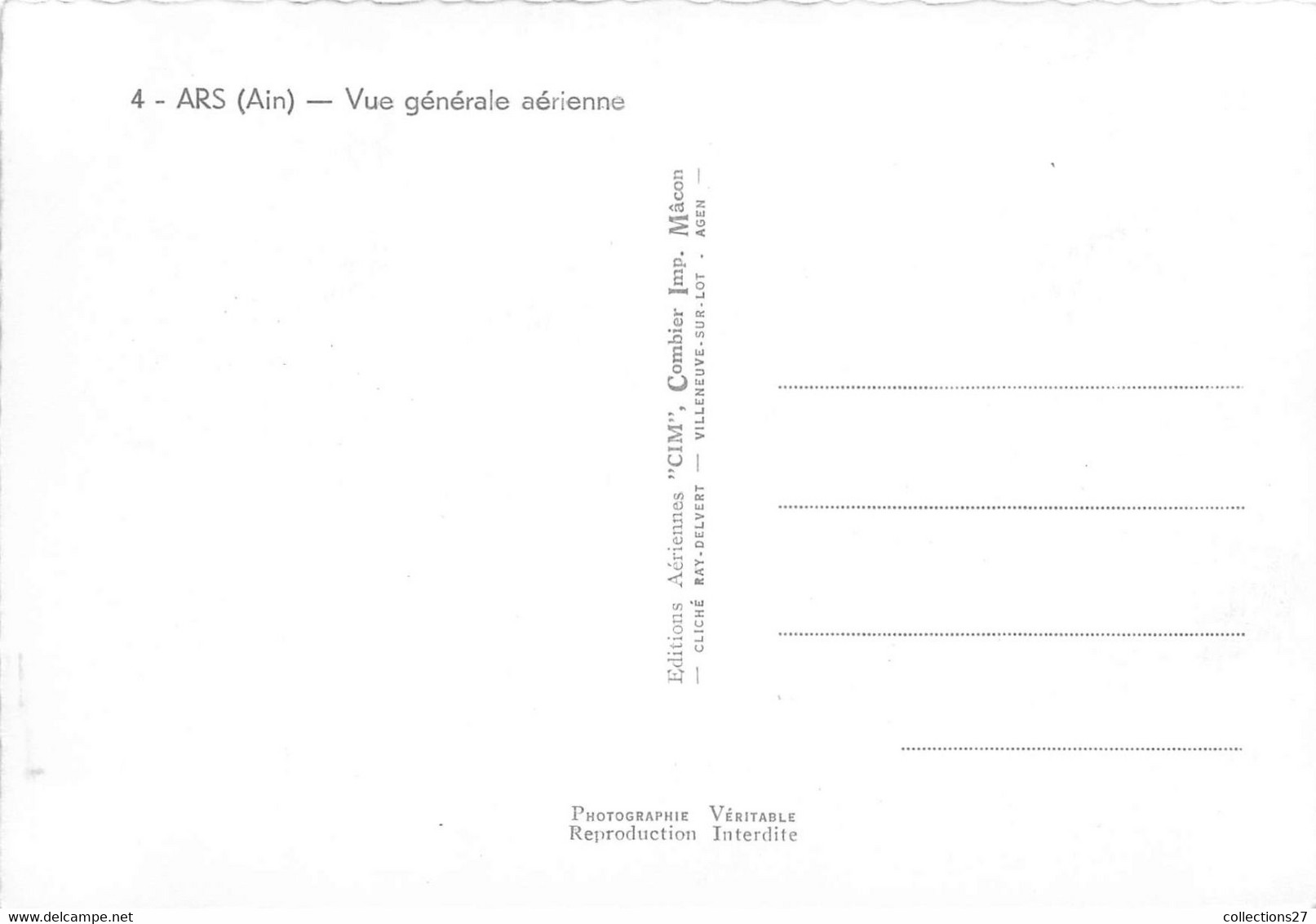 01-ARS- VUE GENERALE AERIENNE - Ars-sur-Formans