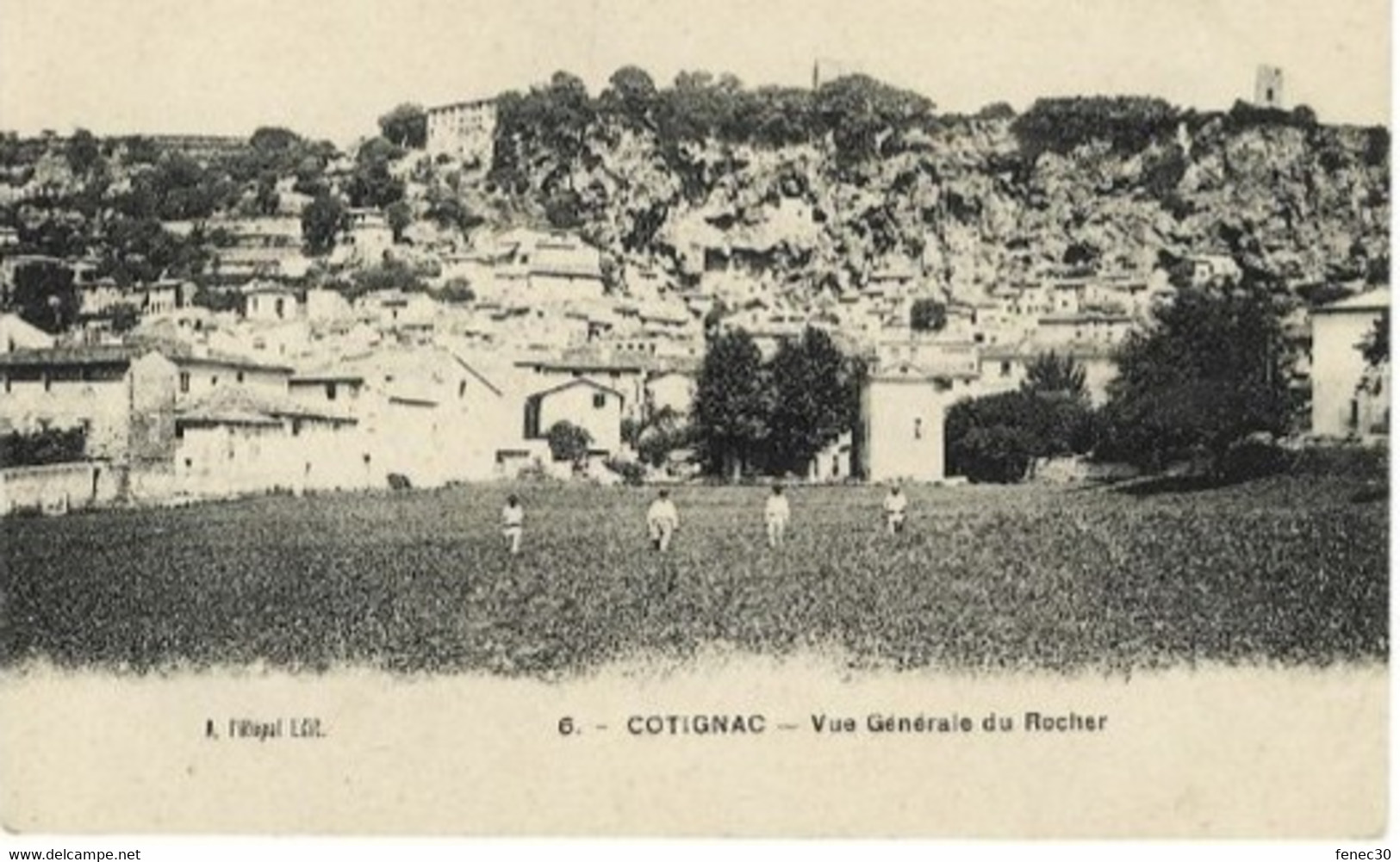 83 Cotignac Var Vue Générale Du Rocher - Cotignac