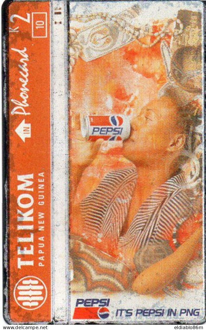 PAPUA NEW GUINEA - L&G - PNG-62 - ADVERTISING - PEPSI - 512L - MINT - Papua-Neuguinea