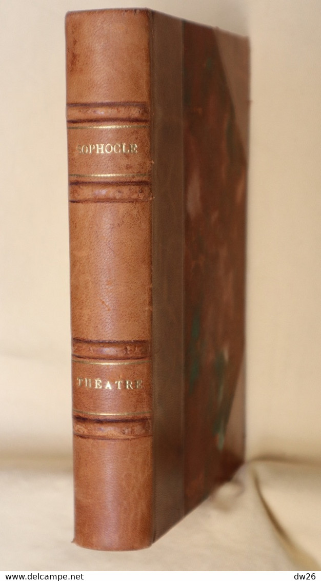 Livre Relié: Le Théâtre De Sophocle (Ajax, Electre, Antigone, Oedipe Roi...) Traduction Louis Humbert 1883 - Decorazione Di Interni