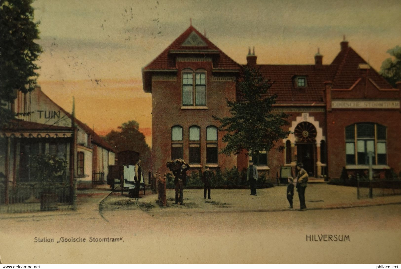 Hilversum // Station Gooisch Stoomtram 1908 - Hilversum