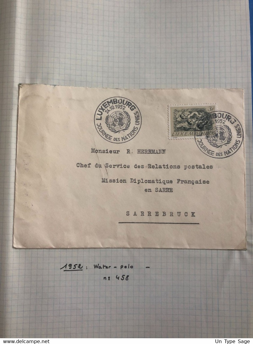 Luxembourg, lot collection sur page - oblitéré période 1891 - 1957 - voir photos - (L144)