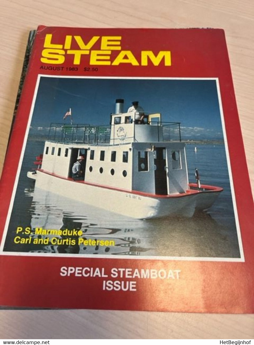 Live Steam August 1983 - Hobby Creativi