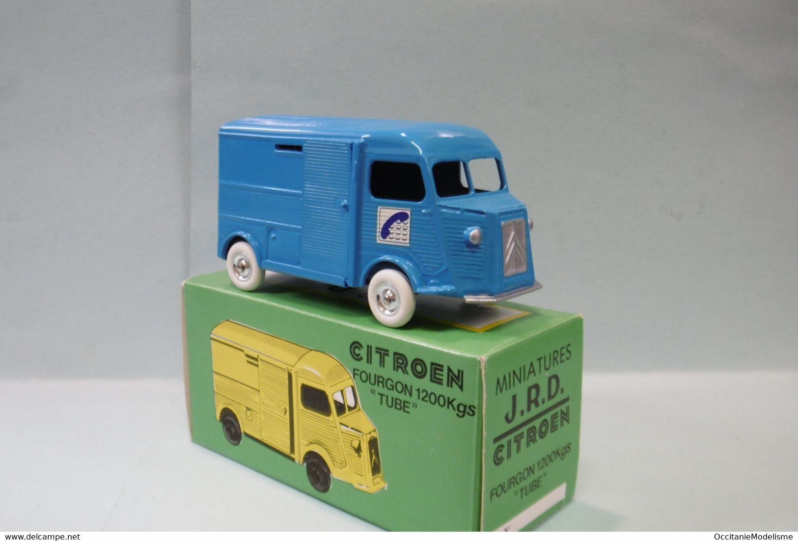 JRD - CITROEN TYPE H 1200kgs Tube TELECOM Bleu Réf. 306 Neuf BO 1/43 - JRD