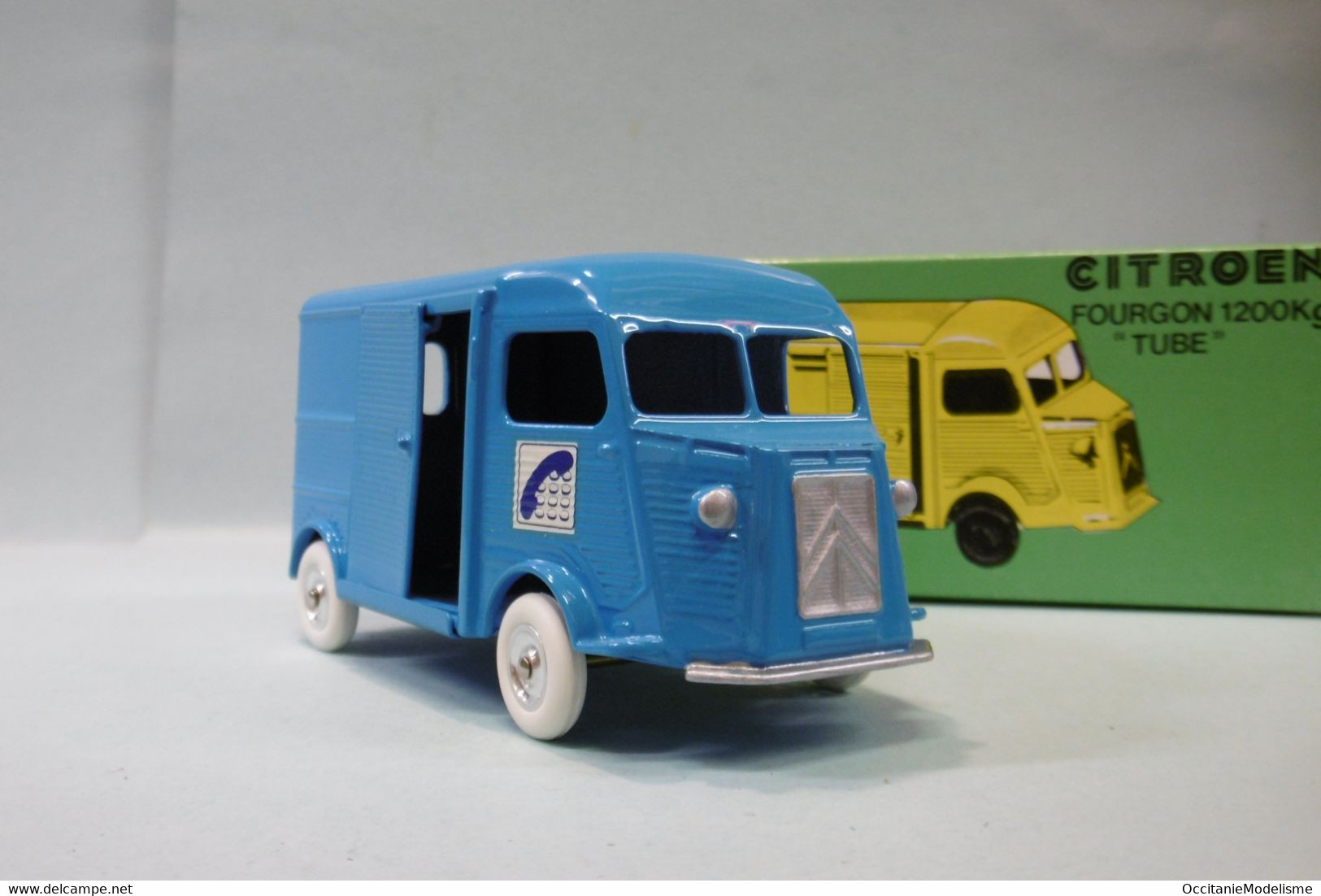 JRD - CITROEN TYPE H 1200kgs Tube TELECOM Bleu Réf. 306 Neuf BO 1/43 - JRD