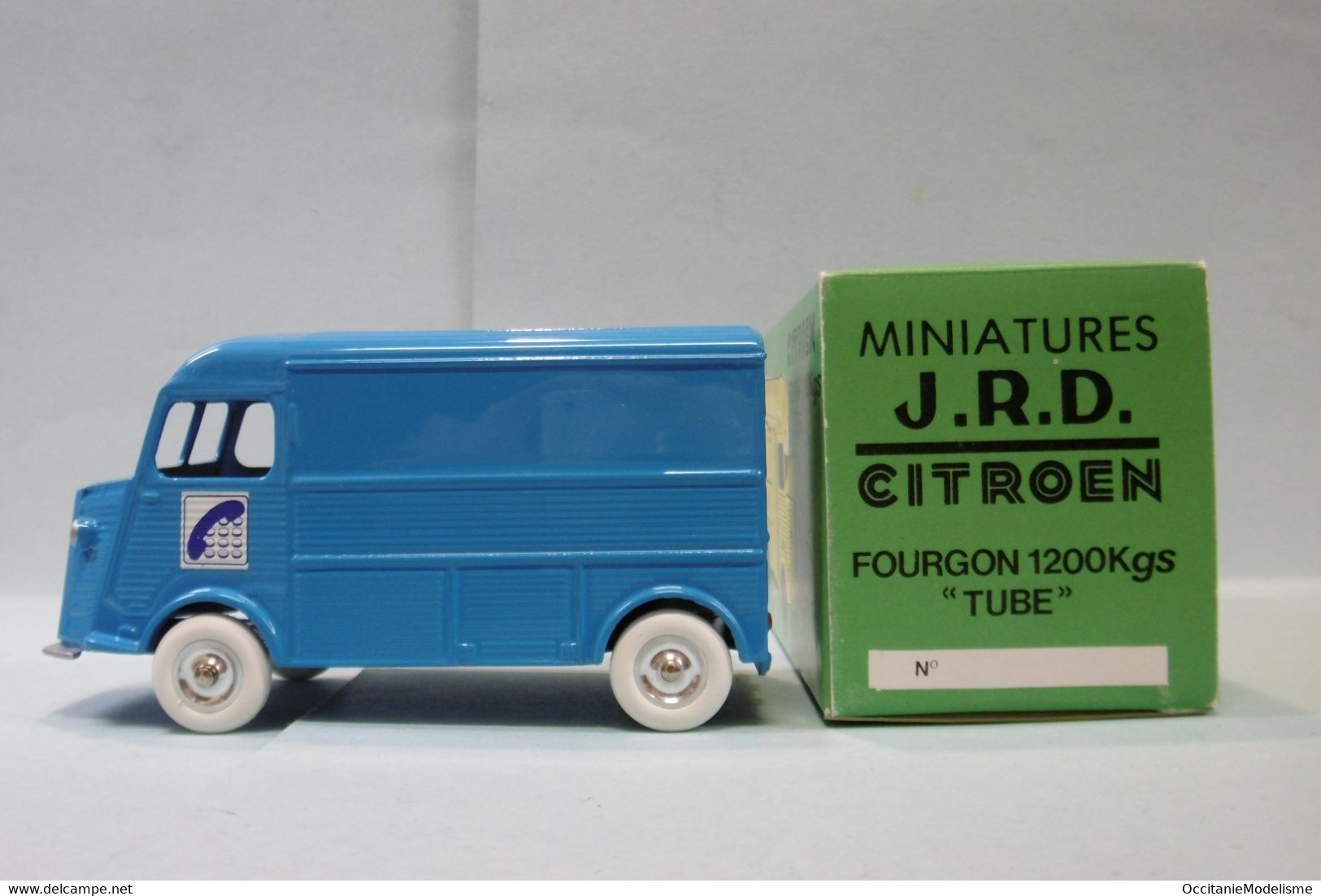 JRD - CITROEN TYPE H 1200kgs Tube TELECOM Bleu Réf. 306 Neuf BO 1/43 - JRD