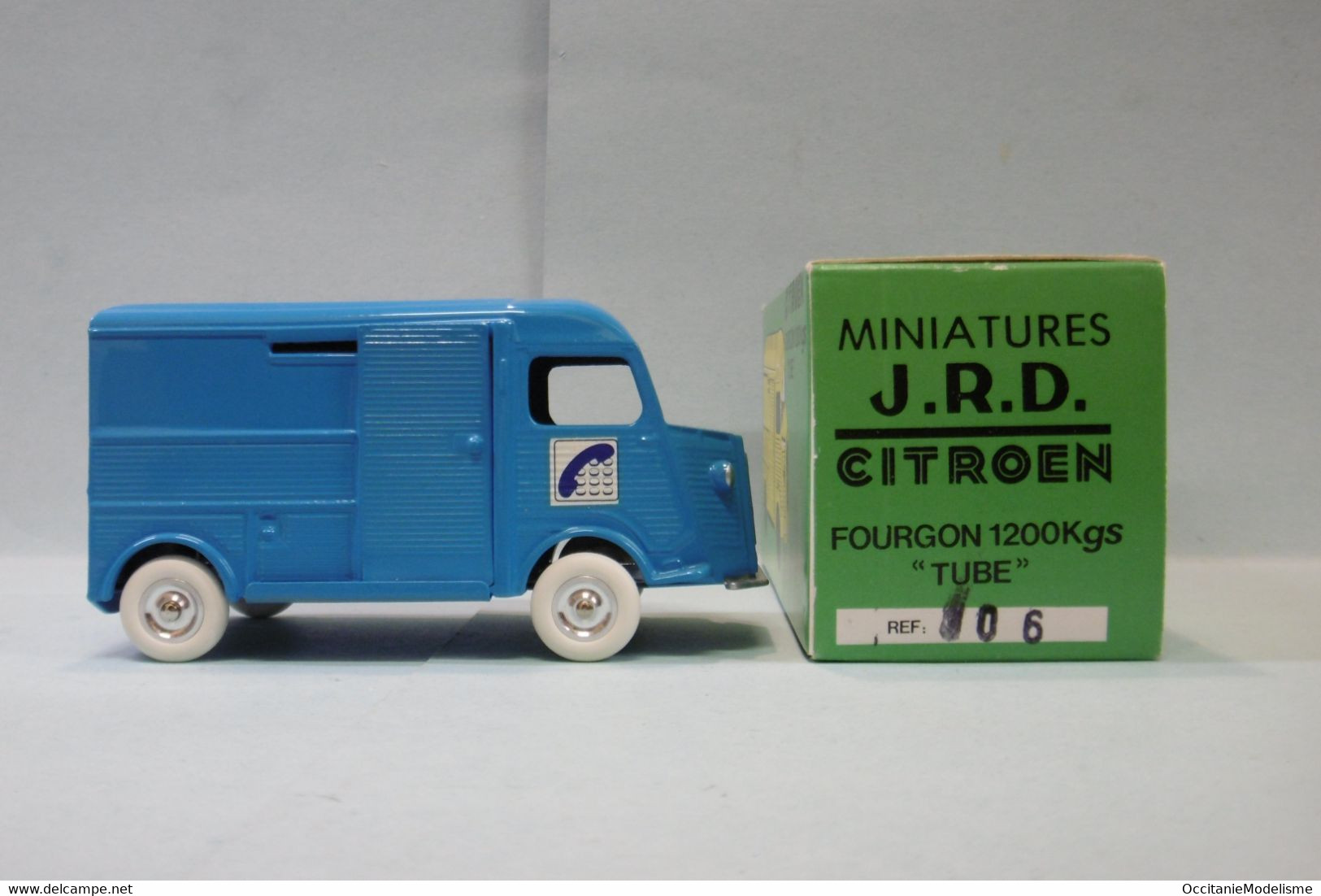 JRD - CITROEN TYPE H 1200kgs Tube TELECOM Bleu Réf. 306 Neuf BO 1/43 - JRD