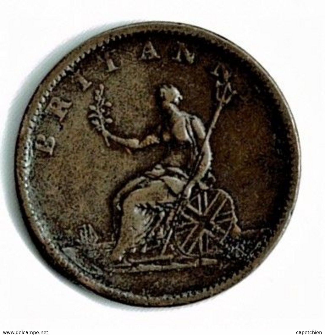 GRANDE BRETAGNE / ONE PENNY / GEORGES III / 1806/ ETAT SUPERBE / Très Belle Patine Impossible à Voir Avec Le Scan ! - Andere & Zonder Classificatie