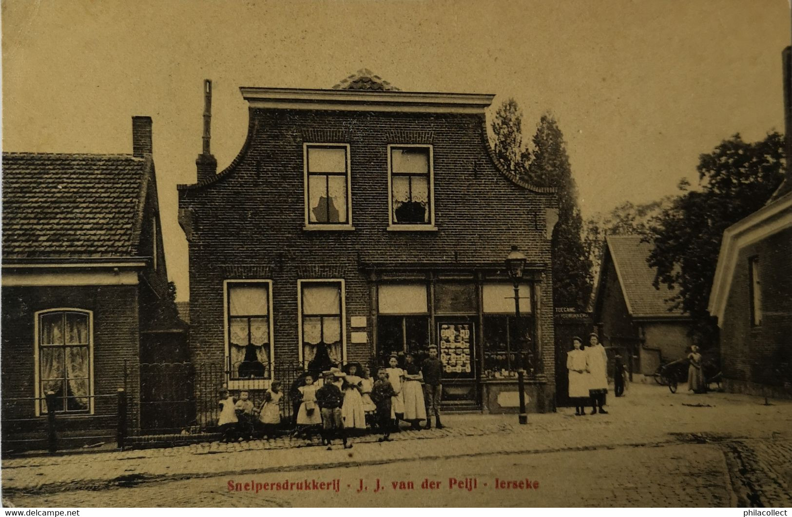 Yerseke - Ierseke (Zld.) Snelpersdrukkerij Van J. J. Van Der Peijl (Ansichtkaarten Uitgever) 1912 - Other & Unclassified