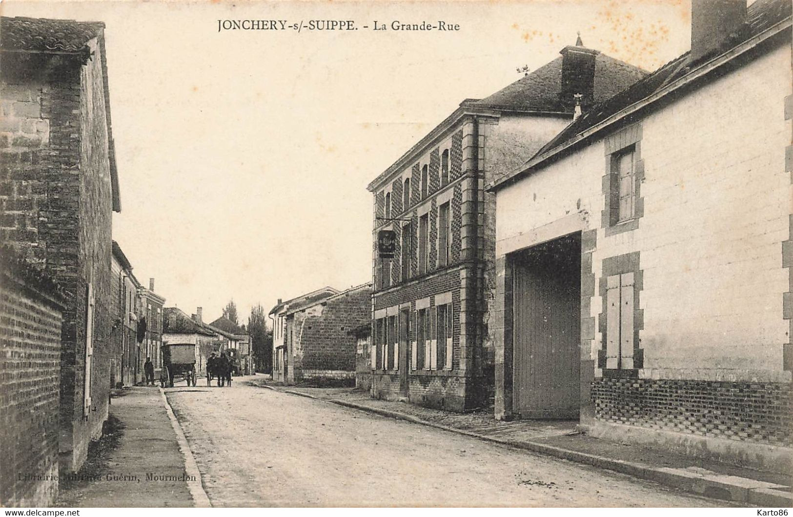 Jonchery Sur Vesle * La Grande Rue Du Village - Jonchery-sur-Vesle