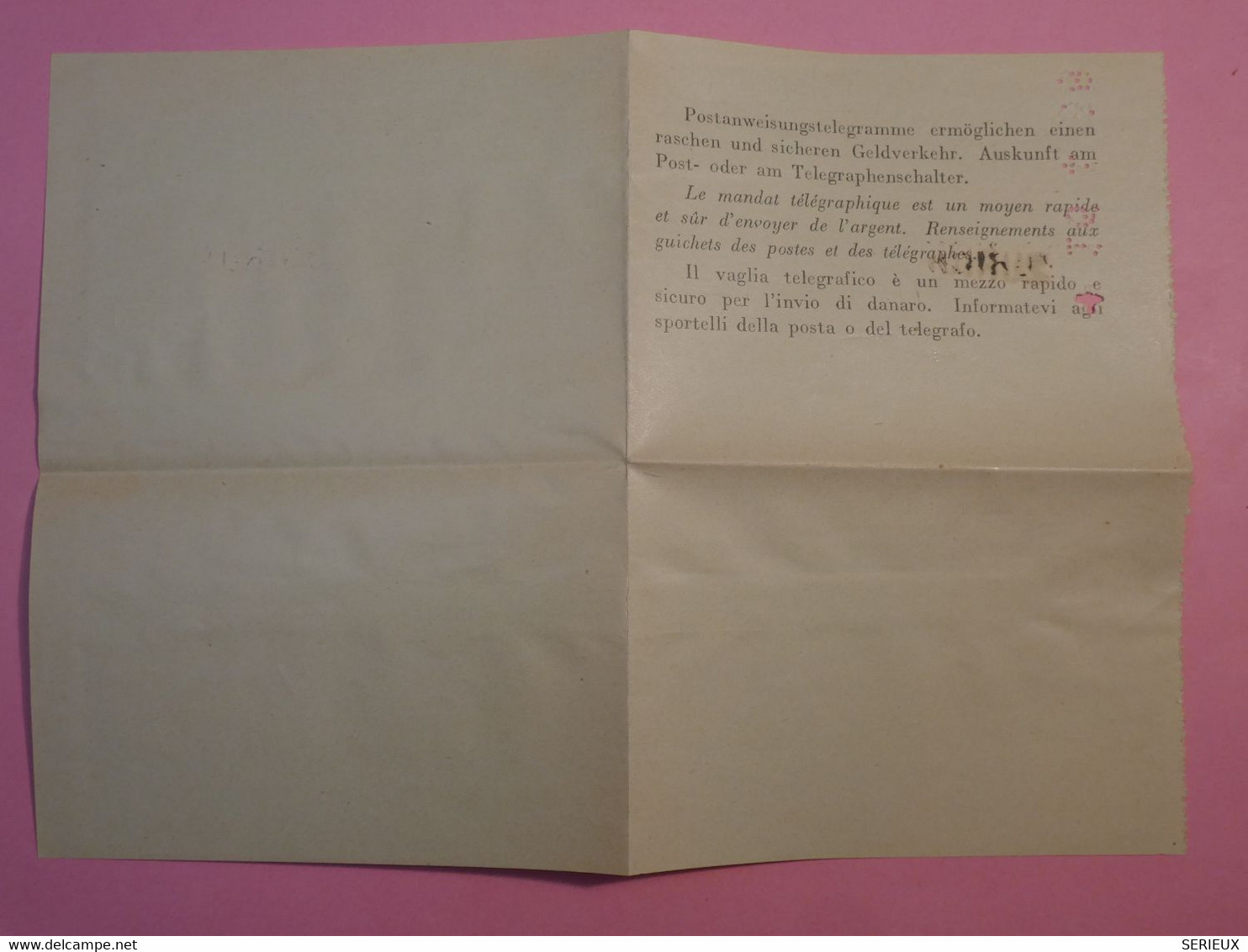 BP7 SUISSE   BELLE LETTRE TELEGRAMME  1945 ZURICH    +AFFRANCH. INTERESSANT ++ - Telegraafzegels