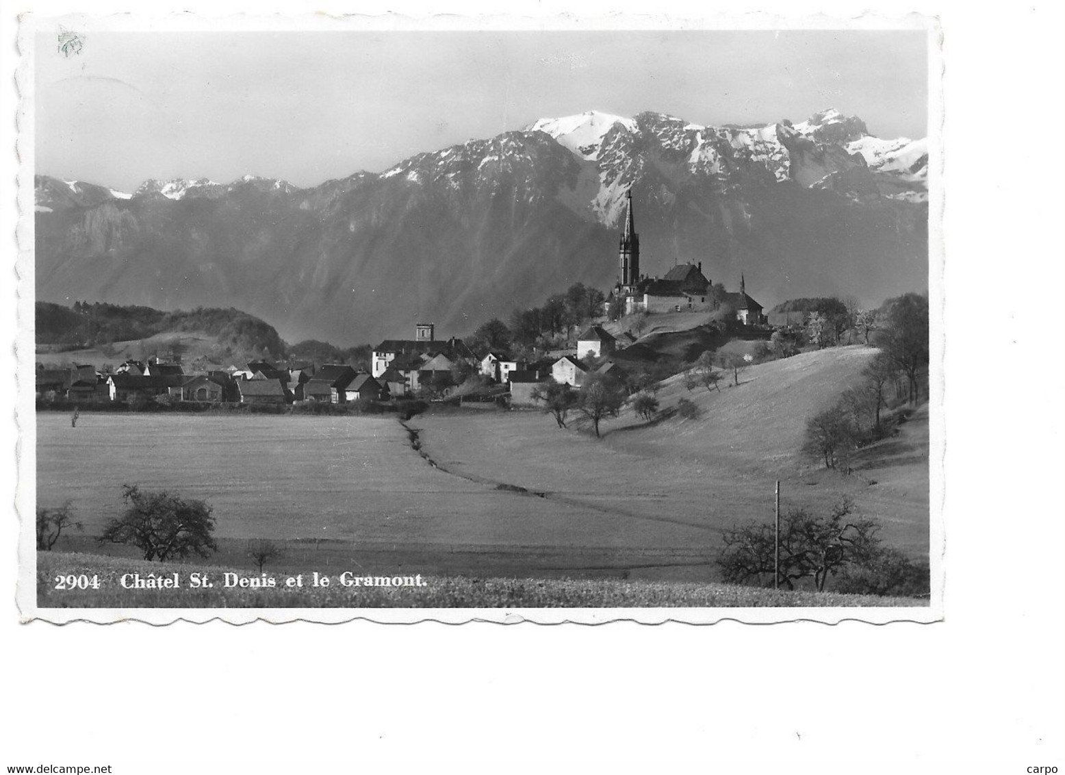 Châtel Saint-Denis Et Le Gramont. - Châtel-Saint-Denis