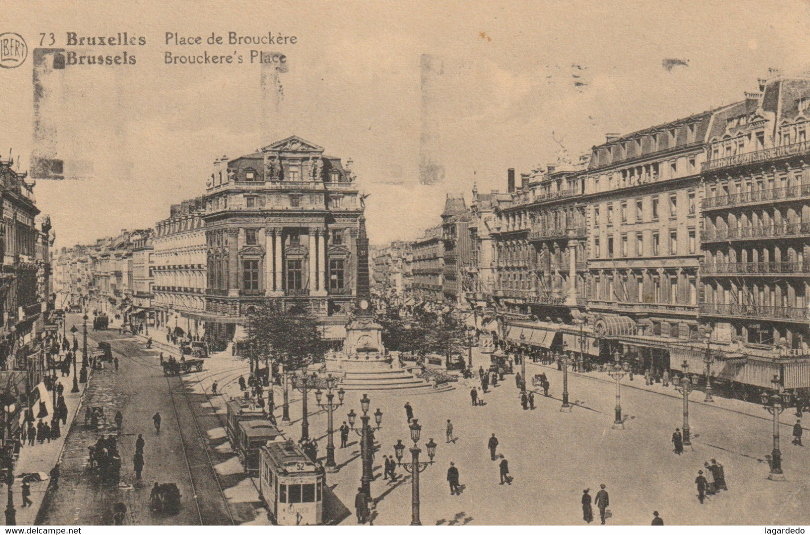 BRUXELLES PLACE DE BROUCKERE - Places, Squares