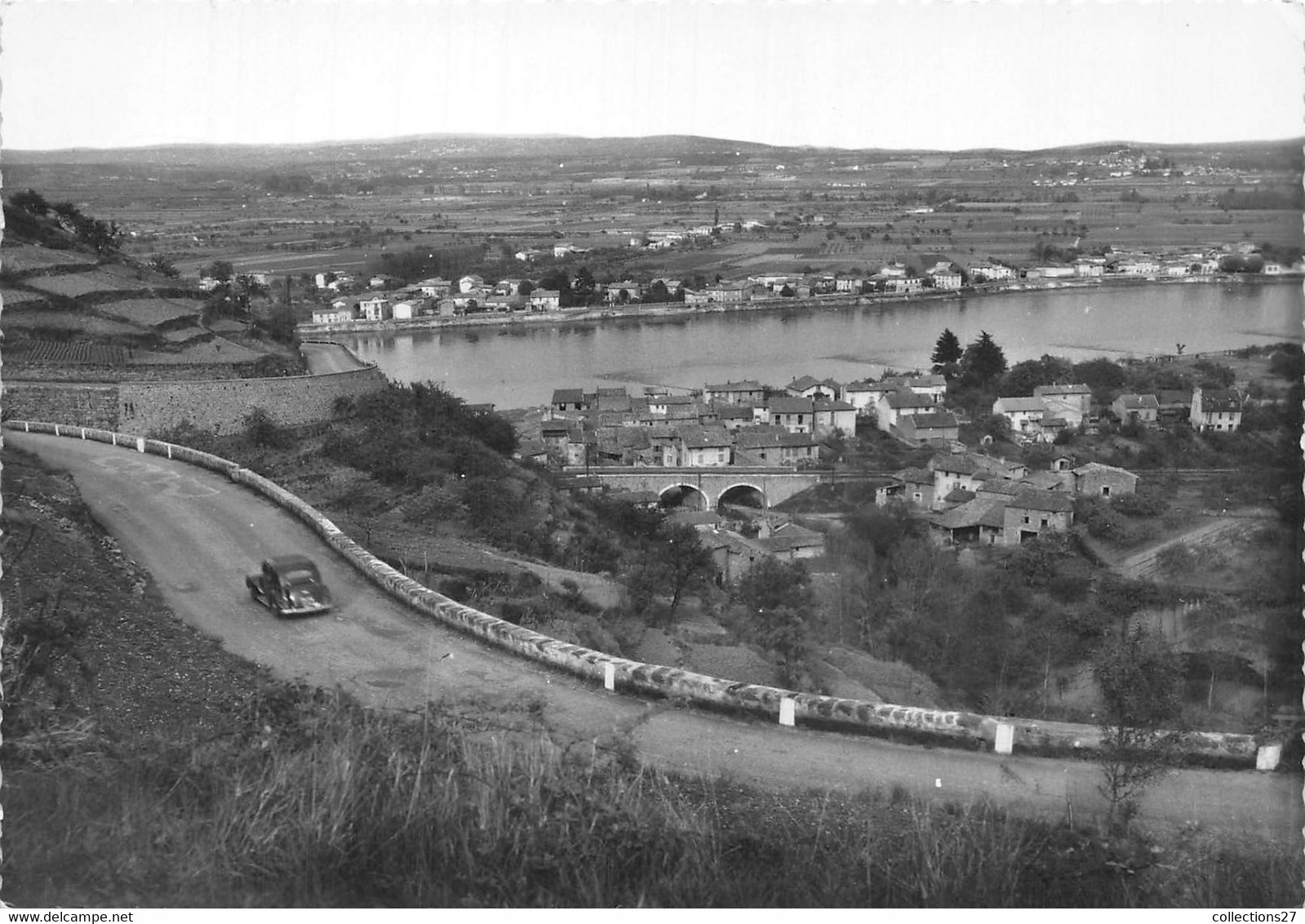 07-SERRIERES-ET SABLONS-  VUE DE LA ROUTE D'ANNONAY - Serrières