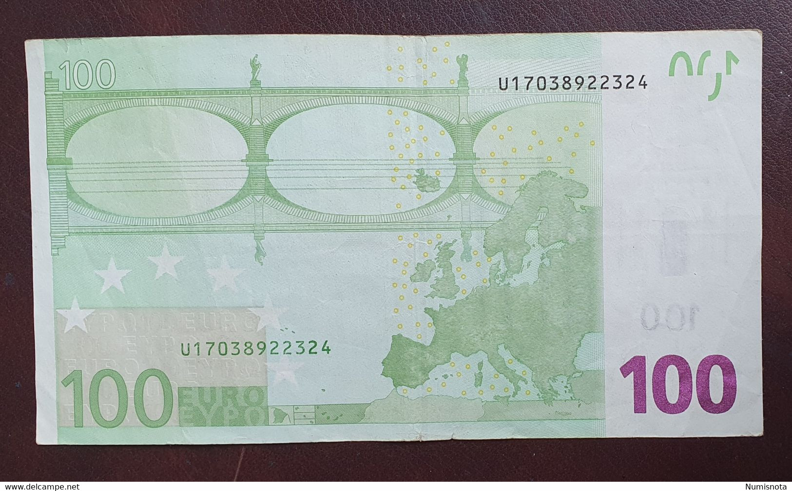 100 Euro 2002 E001 U France Duisenberg Circulated - 100 Euro