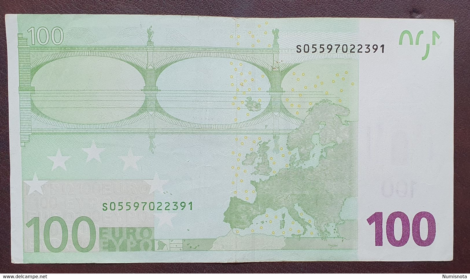 100 Euro 2002 J005 S Italy Duisenberg Circulated - 100 Euro