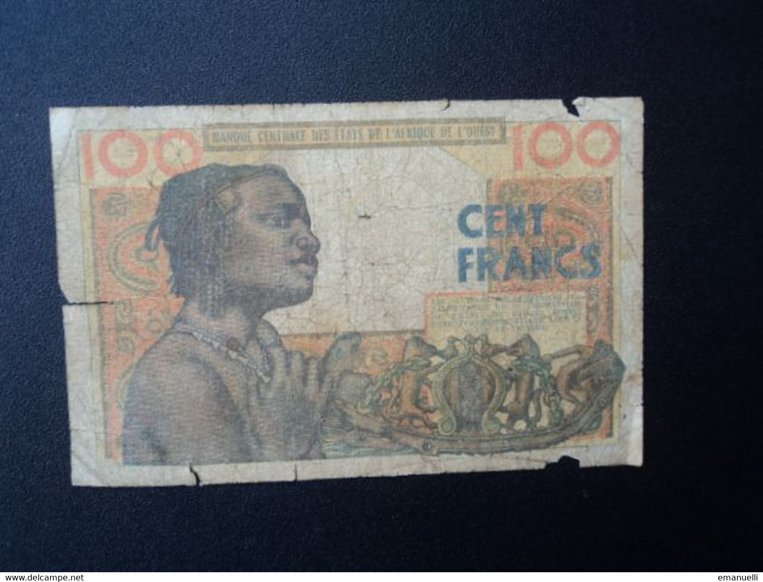 SÉNÉGAL : 100 FRANCS   20-3-1961    P 701Ka      état B - Sénégal