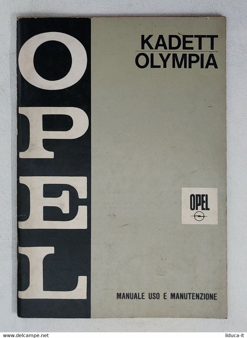 I112771 Uso E Manutenzione - Opel Kadett Olympia - 1967 - Voitures