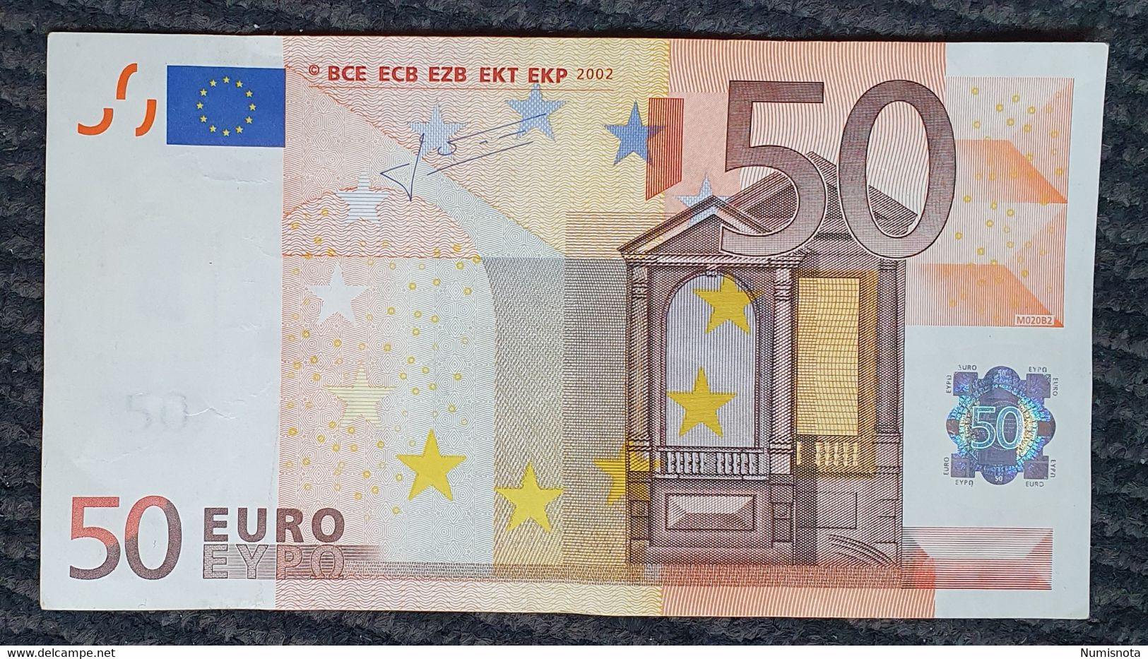 50 Euro 2002 M020 V Spain Trichet Circulated - 50 Euro