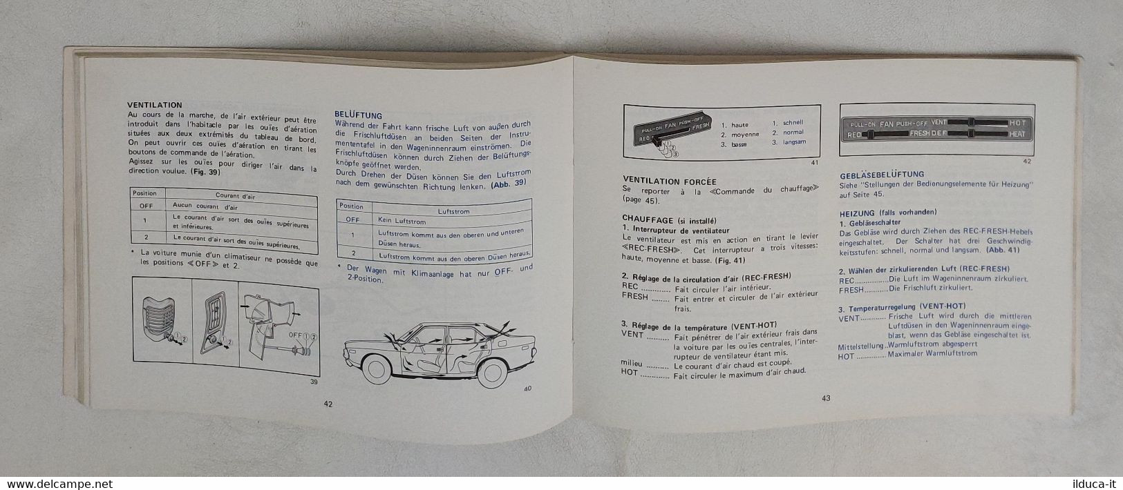 I112773 Uso E Manutenzione - Mazda 929 - 1973 Francese / Tedesco - Voitures