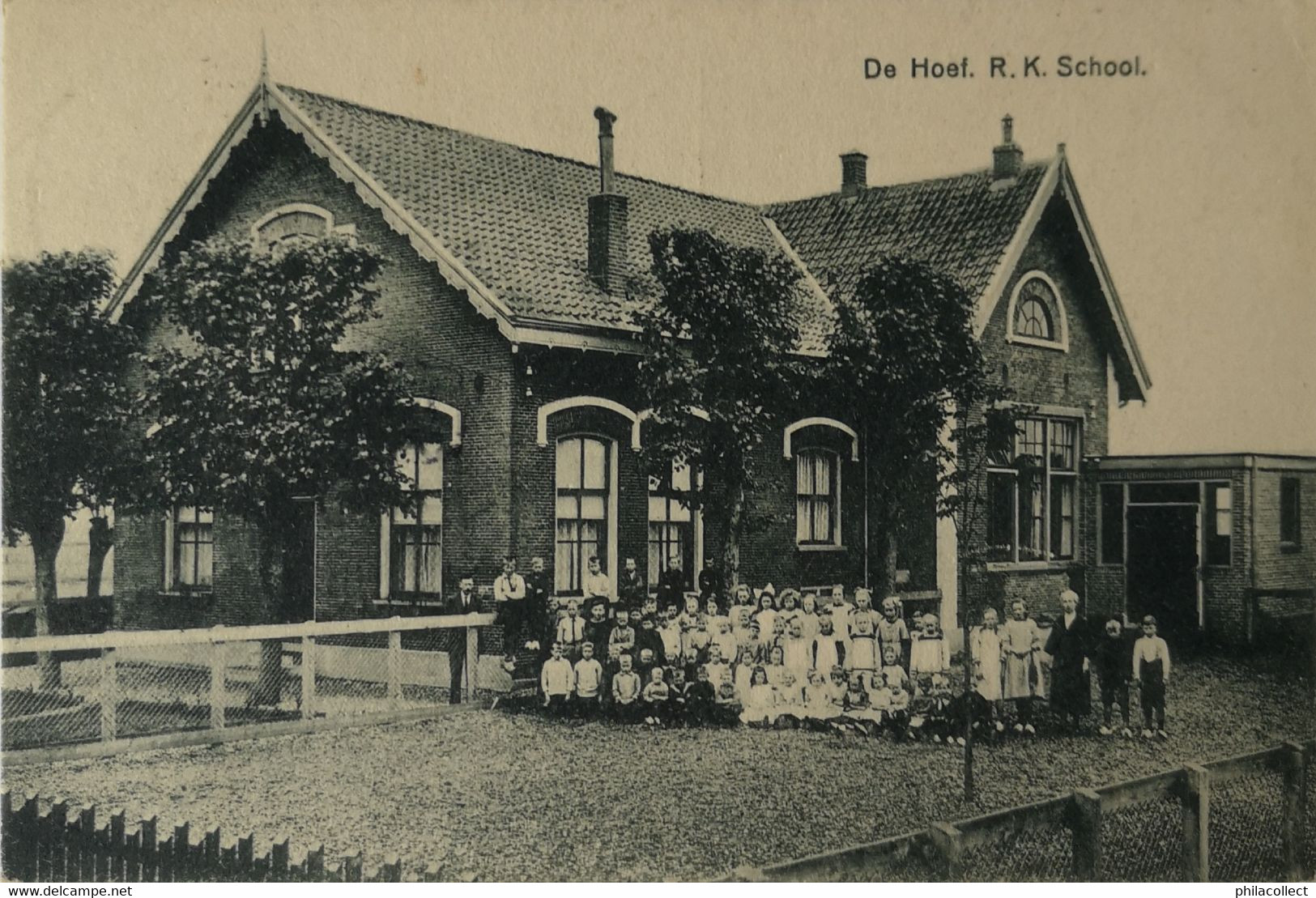 De Hoef (Utr.) R. K. School (met Alle Leerlingen) 1925 - Altri & Non Classificati