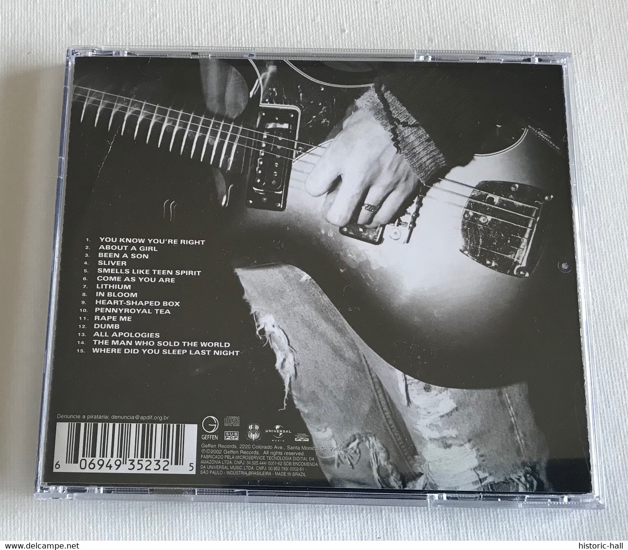 NIRVANA - Nirvana -  CD - 2002 - BRAZIL Press - Punk