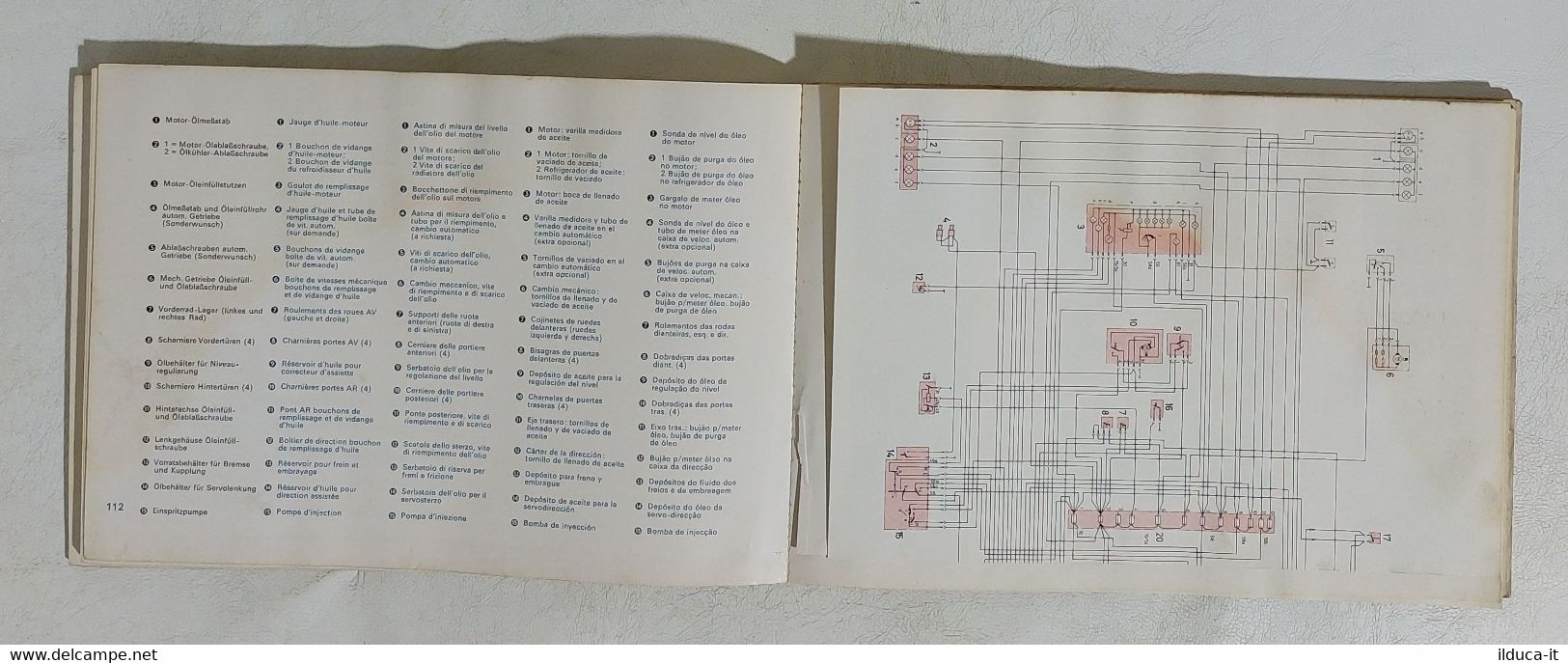 I112781 Uso E Manutenzione - Mercedes 200 D / 220 D - 1971 - Voitures