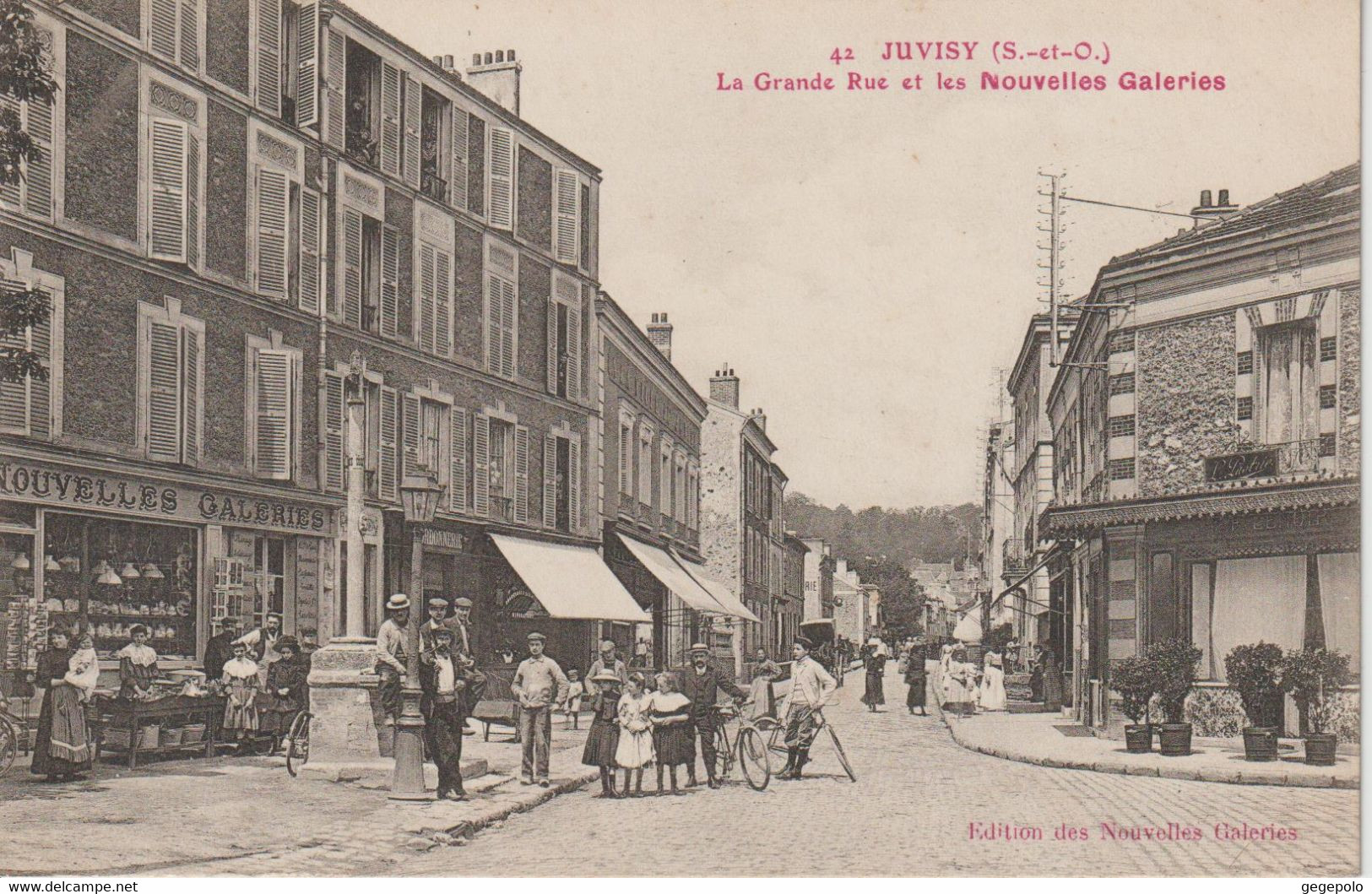 JUVISY  Sur ORGE - La Grande Rue Et Les Nouvelles Galeries - Juvisy-sur-Orge